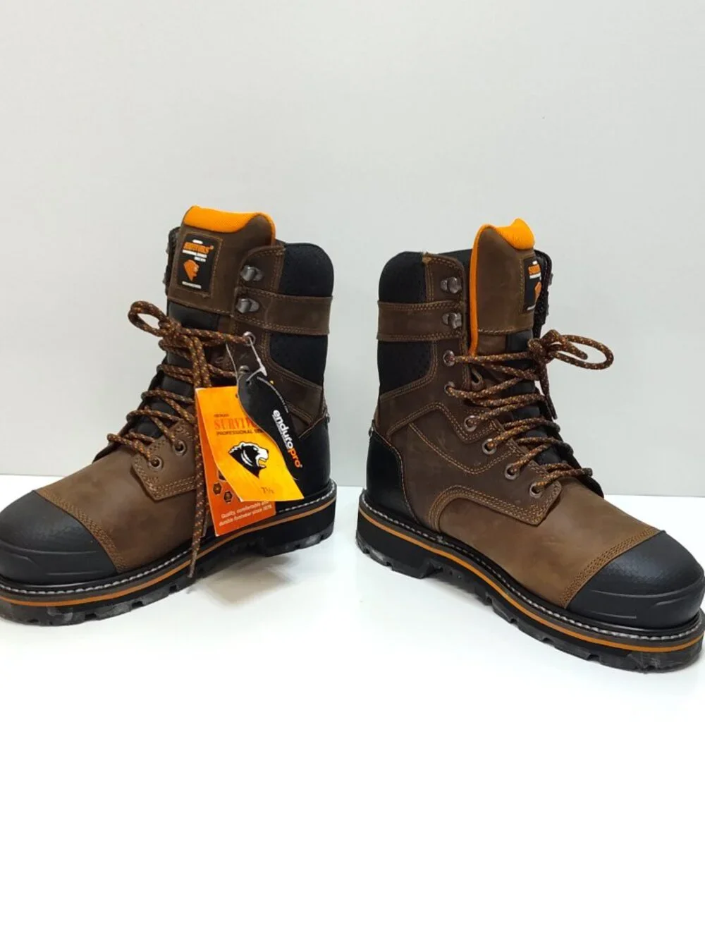 Herman Survivors Dozier Mens 7.5 Steel Toe Leather Work Boots Waterproof NWT